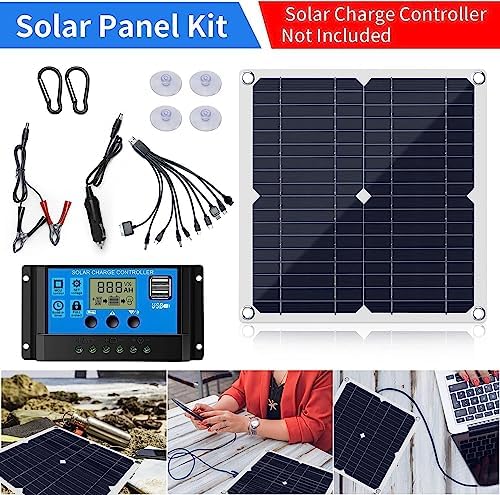 liwarace 100w solar panel 12v portable dual usb for rvs