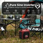 erayak 2400w portable inverter generator quiet, for home, camping