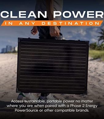 phase 200w foldable solar panel kit for off-grid power