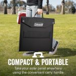 coleman 100w foldable solar panel with adjustable kickstand