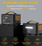 vtoman jump 1500x solar generator with 220w panels