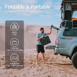 rockpals 100w solar panel portable for generator and usb devices