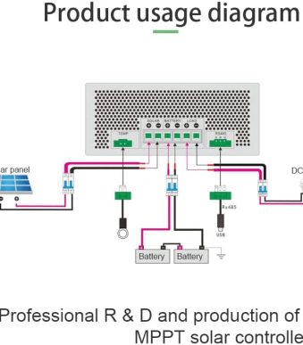 sunnysky 60a mppt solar charge controller for lithium and lead-acid batteries