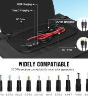 panana 18v portable solar cell solar charger for outdoor power