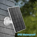 powgrow 5v 3.5w solar charger for stick up/spotlight cam