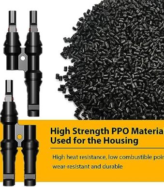 topmatty solar panel connectors t branch  ip67 waterproof