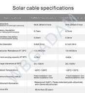 wbgadam 5ft wbgadam 12awg solar panel cable extension with connectors