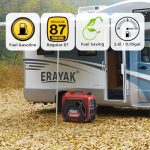 erayak 2400w portable inverter generator quiet, for home, camping