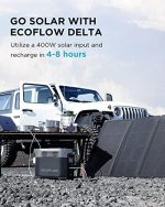 ecoflow delta 1300 portable solar generator for outdoor camping