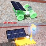 delinx 4pcs mini solar panels for diy electric toys