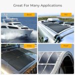 bougerv 200w flexible solar panel for rv, marine, home