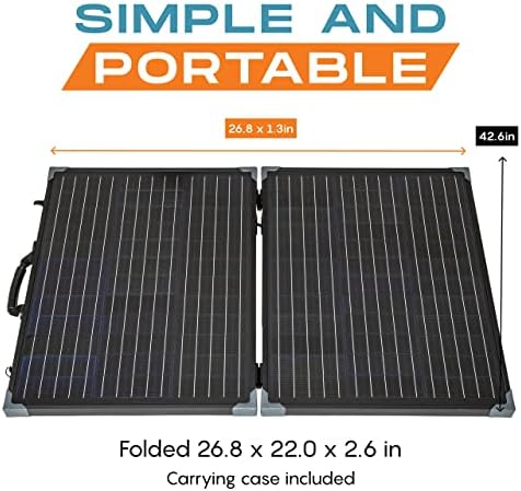 phase 200w foldable solar panel kit for off-grid power