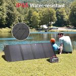 rockpals 100w solar panel portable for generator and usb devices