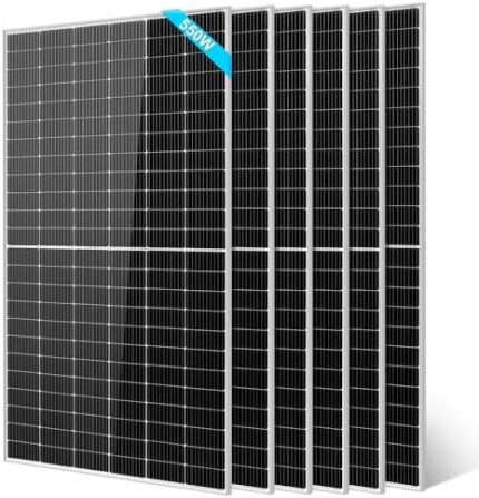 sungoldpower 6pcs 550w monocrystalline solar panels