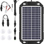 sunway 8w 12v solar car battery charger & maintainer kit