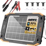 baldr 13w solar battery charger, dual sided, waterproof ip67