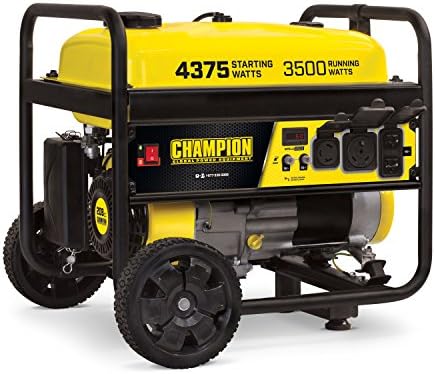 champion power 3500wt 100522 portable generator with wheel kit