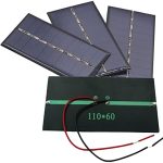delinx 4pcs mini solar panels for diy electric toys