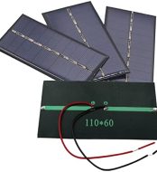 delinx 4pcs mini solar panels for diy electric toys