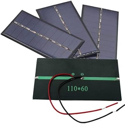 delinx 4pcs mini solar panels for diy electric toys