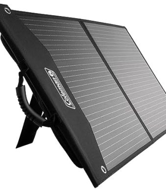 coleman 100w foldable solar panel with adjustable kickstand