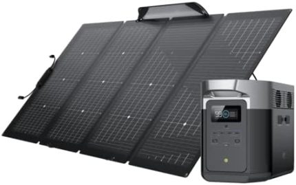 ef ecoflow solar generator delta max with 220w solar panel