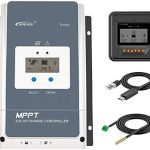 epever 60a mppt solar charge controller with remote monitoring display