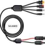 flexsolar 4-in-1 charging cable adapter mc-4 to xt60