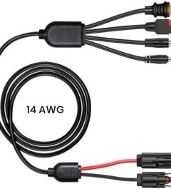 flexsolar 4-in-1 charging cable adapter mc-4 to xt60