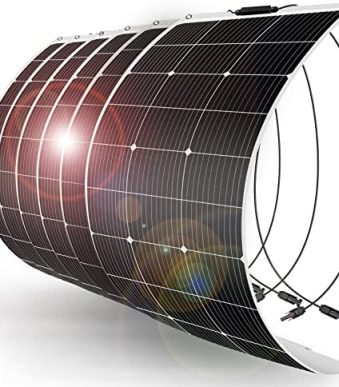 dokio flexible 600w solar panel for off-grid rv and boat
