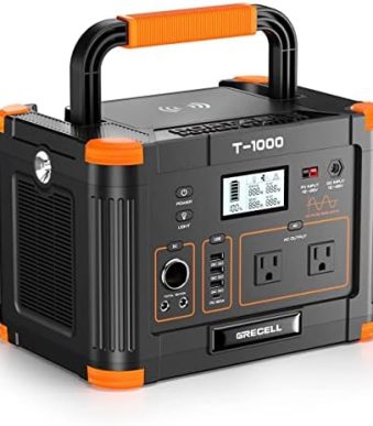 grecell solar generator with 1000w power, pd 60w fast charging