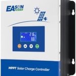 powland 60a mppt solar charge controller intelligent lcd display