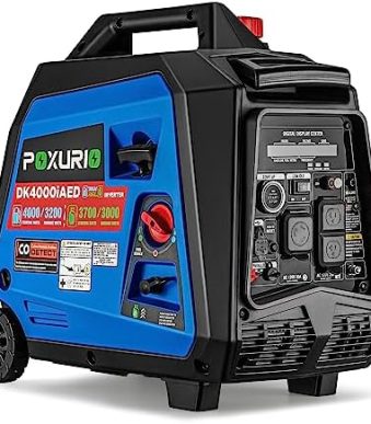 poxurio 4000w dual fuel inverter generator for outdoor use