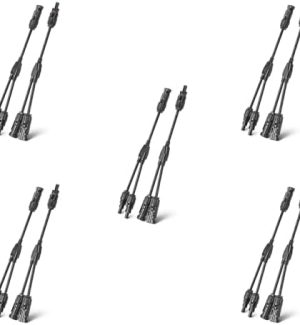 pjerjzn solar panel 30a 1000v y branch connector cable kit