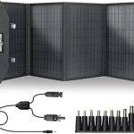 rockpals 100w solar panel portable for generator and usb devices