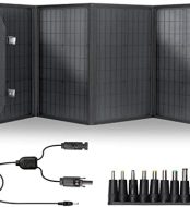 rockpals 100w solar panel portable for generator and usb devices