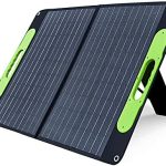 bluerise portable 60w solar panel for outdoor power generation