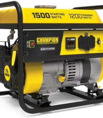 champion power 1200-watt generator carb-compliant portable