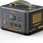 vtoman portable power station with 1000w ac outlets for camping