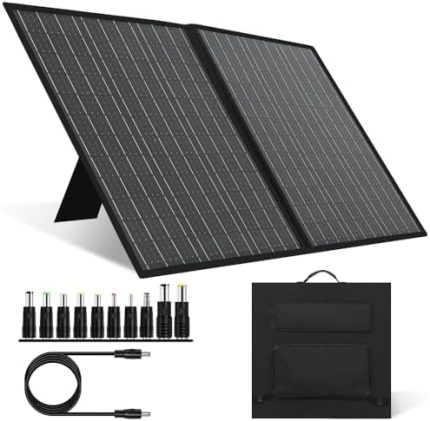 panana 18v portable solar cell solar charger for outdoor power