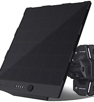 camojojo portable solar panel for trail cameras, compatible with various devices