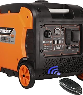 genkins 4500 w inverter generator with remote start