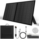 sunsul 100w 12v foldable portable solar panel for outdoor use