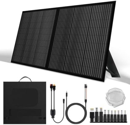 sunsul 100w 12v foldable portable solar panel for outdoor use