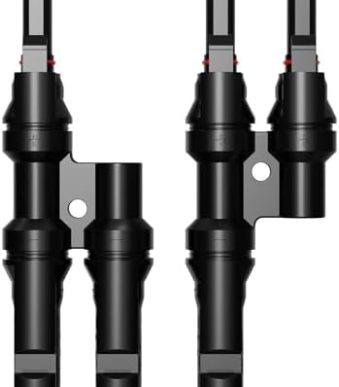 topmatty solar panel connectors t branch  ip67 waterproof