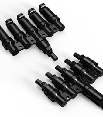 topmatty solar panel t branch connectors for ip67 waterproof connection
