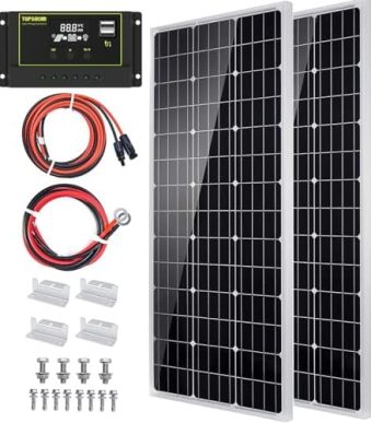 topsolar 200w solar panel kit for off-grid systems