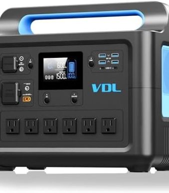 vdl hs1500 portable power station lifepo4 solar generator