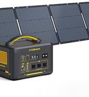 vtoman jump 1500x solar generator with 220w panels