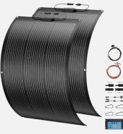 jnzch 1200w flexible solar panel kit with charge controller